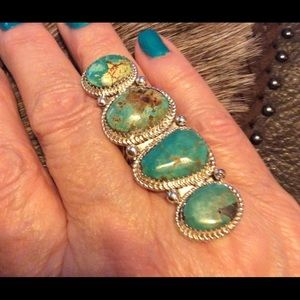 Native American Sterling Turquoise Ring